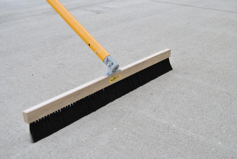 Concrete Broom Brush | Concrete Surface Finishing & Texturing Brush | Concrete Texas Placer
