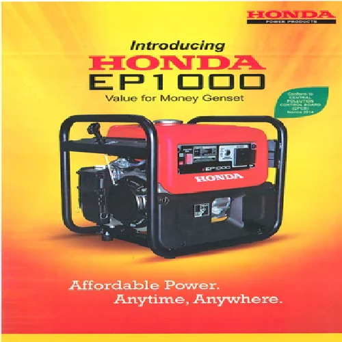 Honda Portable Generator EP1000 - Product image