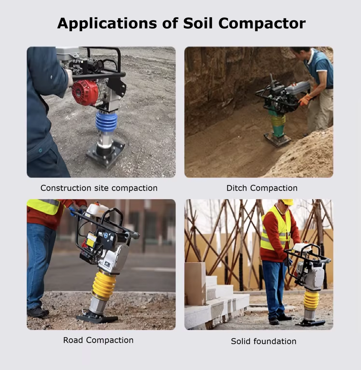 Petrol Tamping Soil Compactor - RM80 - Product image