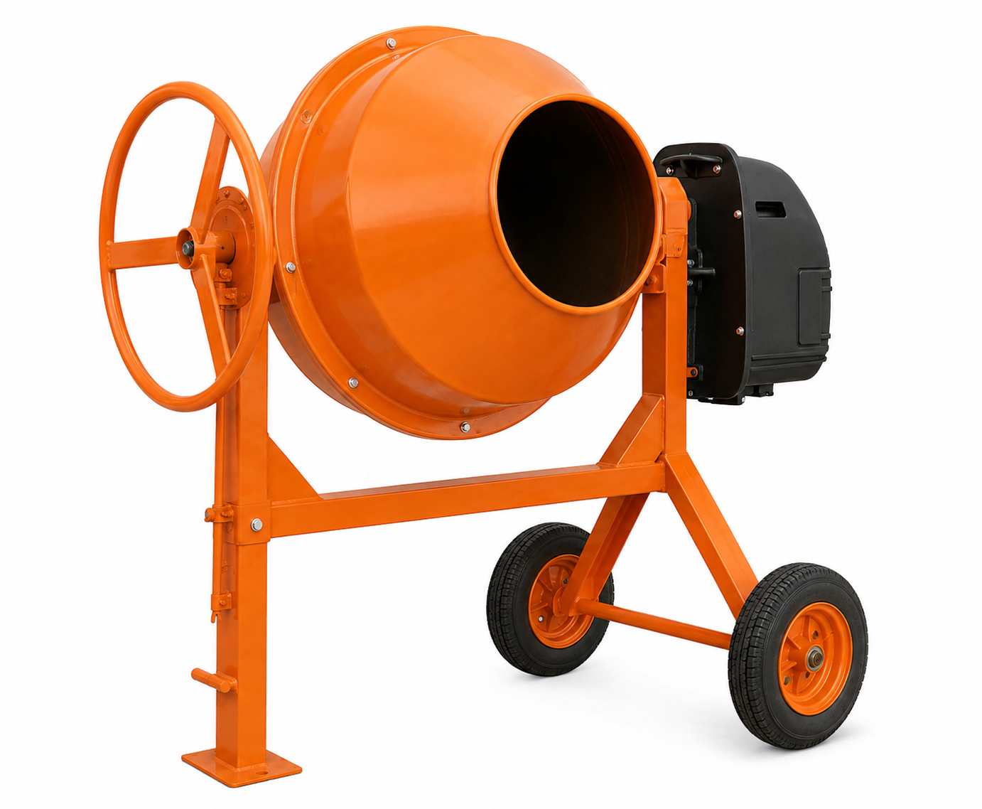 Portable Concrete Mixer Machine Steering type 240 L