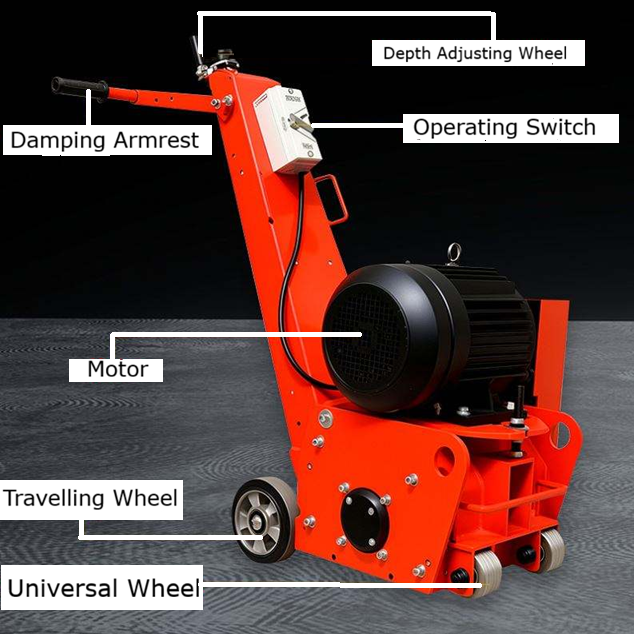 Concrete Scarifying Machine DY250
